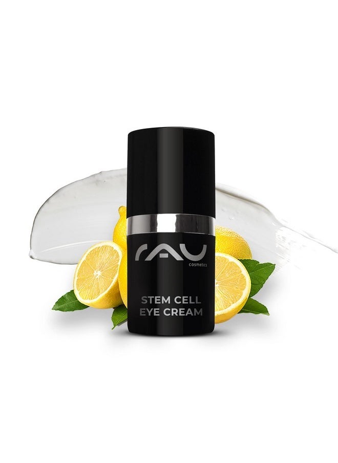 rau cosmetics RAU Cosmetics Stem Cell Eye Cream (0.5 FL oz) - Eye Cream against wrinkles and dark circles - for mature & dry skin - with hyaluronic acid, stem cells, squalane, albizia julibrissin and phospholipids  - Image 1