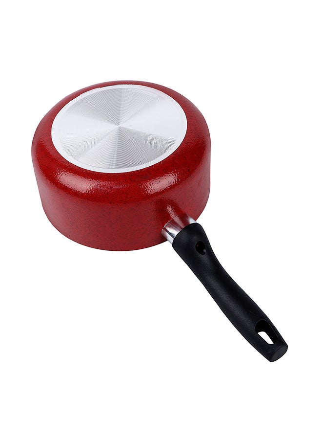 BECHOWARE بان ملبن بيشوار 2 لتر مصنوع من الألمنيوم غير اللاصق 18 سم - أحمر - Image 3