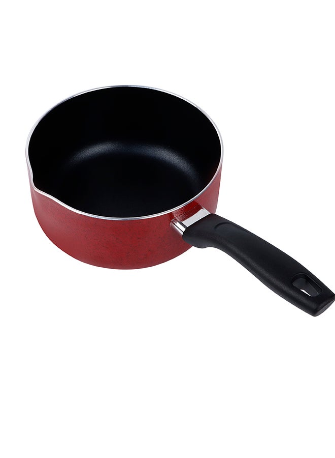 BECHOWARE بان ملبن بيشوار 2 لتر مصنوع من الألمنيوم غير اللاصق 18 سم - أحمر - Image 2