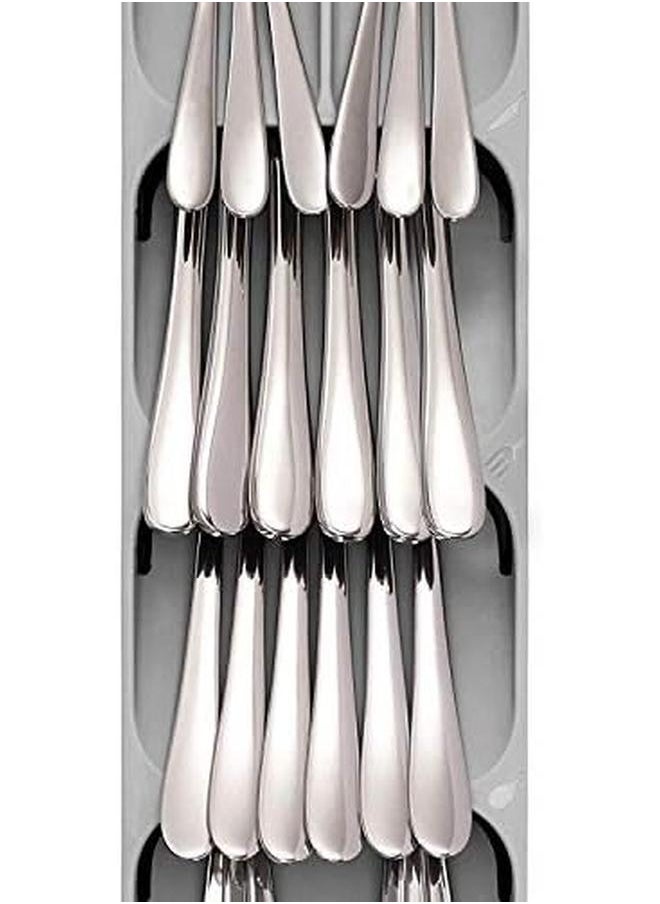 Joseph Joseph 85119 Drawerstore Kitchen Drawer Organizer Tray For Cutlery Silverware Grey  - Image 4