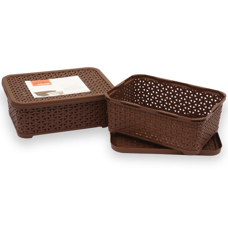 JAYPEE PLUS جايبي بلس Keep All مع غطاء حزمة صغيرة من 2 بني (بلاستيك) - Image 2