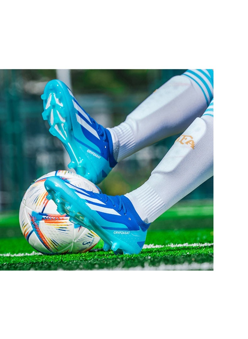 سكت شيكترو أحذية كرة القدم الزرقاء - Image 3