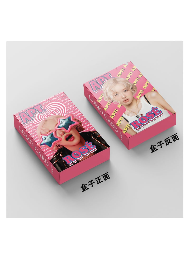 NIBEMINENT 55 Pcs Kpop ROSE APT Lomo Cards Card For Fans Collection Gifts - Image 3