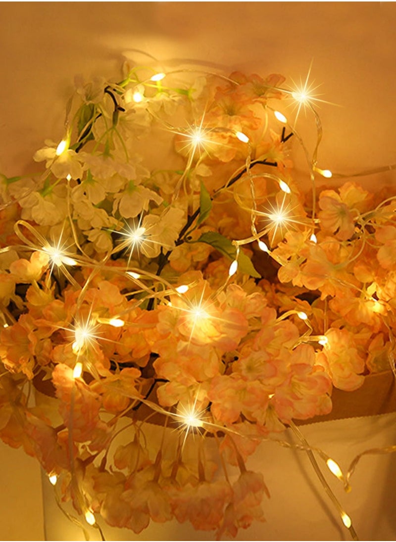 HuHa - String Light 5 Meter Decorative String Light Multifunctional String Light For Indoor Outdoor Weddings Party Decoration Yellow - Image 1