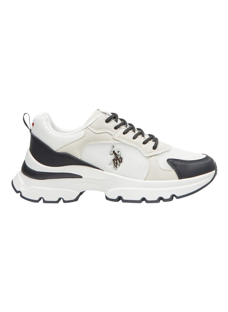 Women's White with Black Accent Sneakers - Bold Rugged Style with Durable Sole for Outdoor Wear - pzsku/Z8E9BAEB5CC417B713E70Z/45/_/1737636733/d045d864-3110-4762-8bf7-b46f318cce21