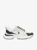 U.S. Polo Assn. White/Black