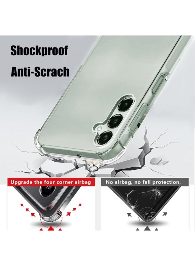 DUSALA Samsung Galaxy A56 Case Cover Shockproof Bumper Drop Protection Reinforced Corners Slim Fit Flexible TPU Phone Case for Galaxy A56 Cover Clear - Image 4