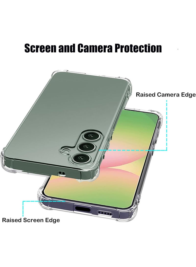 DUSALA Samsung Galaxy A56 Case Cover Shockproof Bumper Drop Protection Reinforced Corners Slim Fit Flexible TPU Phone Case for Galaxy A56 Cover Clear - Image 3