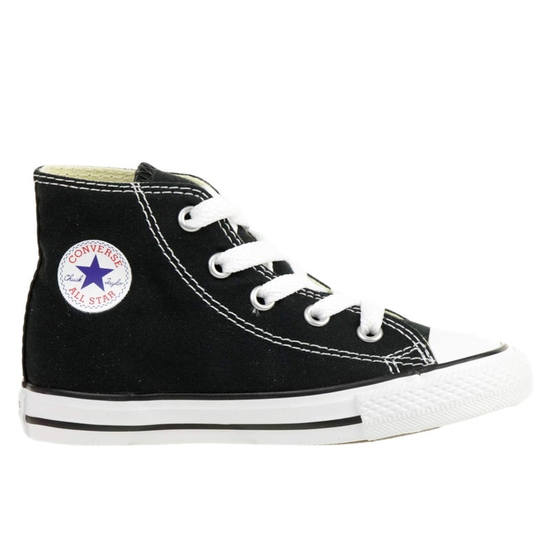 Converse Kid's Chuck Taylor All Star High Top Shoe, Black, 3 Infant Infant (0-12 Months) - Image 4