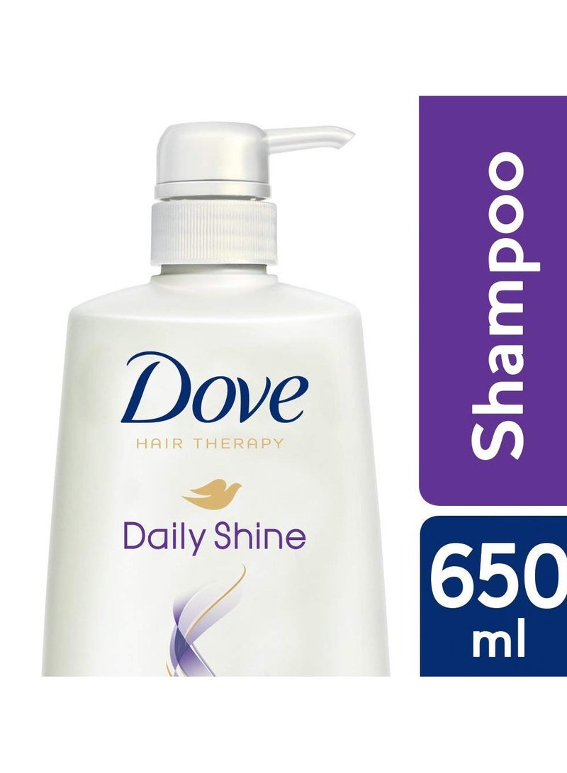 Dove Daily Shine Shampoo, 650ml - Image 2
