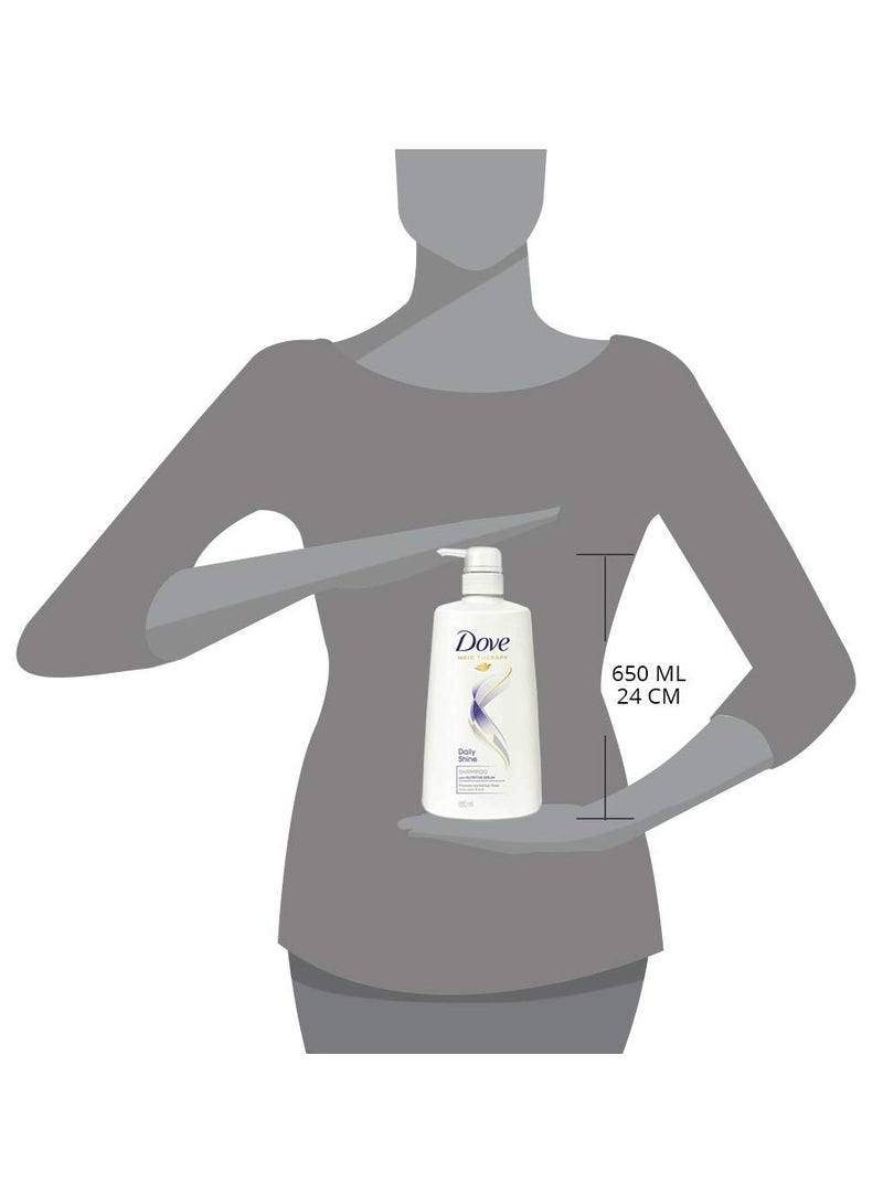 Dove Daily Shine Shampoo, 650ml - Image 5