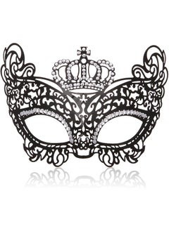 The Bros Masquerade Mask for Women, Metal Laser Cut Masquerade, for Women Venetian Party, Mardi Gras Mask, for Party Prom Ball  - Image 1
