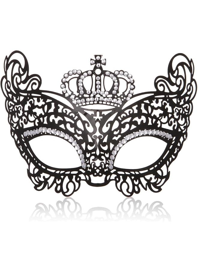 The Bros Masquerade Mask for Women, Metal Laser Cut Masquerade, for Women Venetian Party, Mardi Gras Mask, for Party Prom Ball  - Image 1