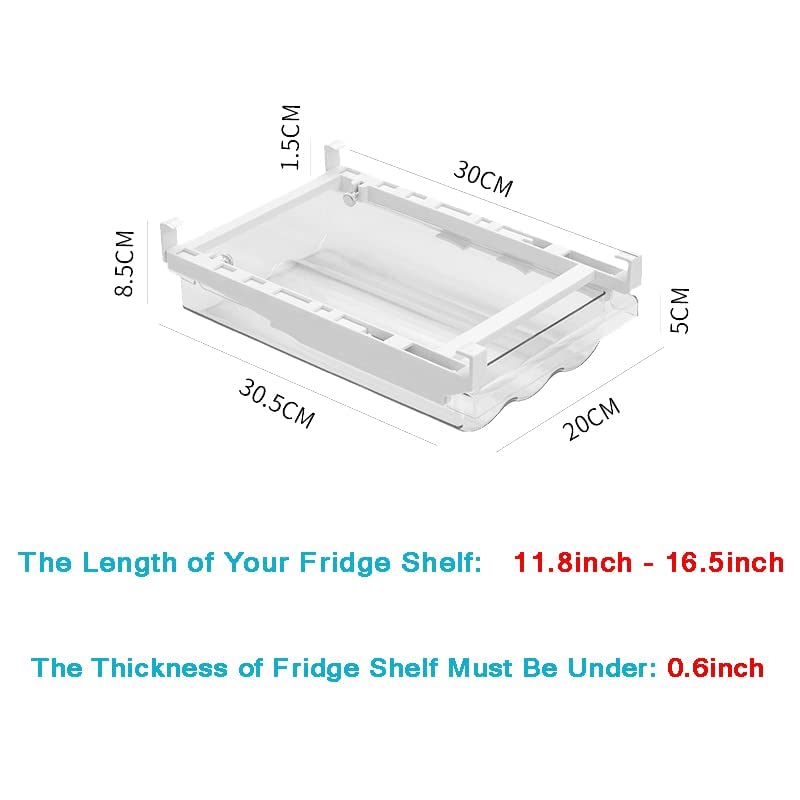 Farochy Fridge Egg Drawer Organizer Holder Trays for Refrigerator Egg Container (1 Pack) - Image 4