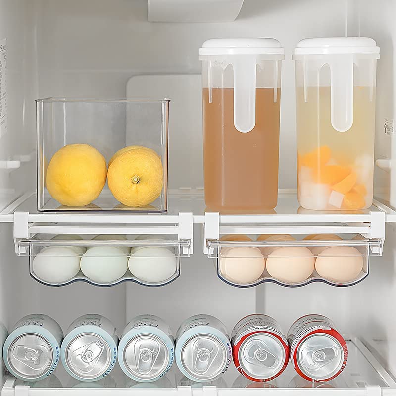 Farochy Fridge Egg Drawer Organizer Holder Trays for Refrigerator Egg Container (1 Pack) - Image 3