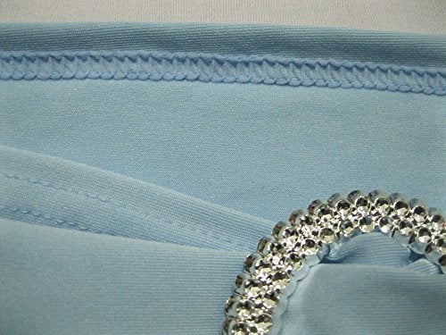 SheYang 50PCS Spandex Chair Sashes Bows Elastic Chair Bands with Buckle Slider Sashes Bows for Wedding Decorations (50PCS, Light Blue) - Image 4