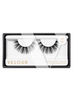 Velour Lashes Velour Vegan Luxe Eyelashes Luxurious Natural False Lashes Lightweight Reusable Handmade Fake Lash Extensions Wear Up To 25 Times 100% Vegan Mink Soft And Comfortable All Eye Shapes  - Image 1