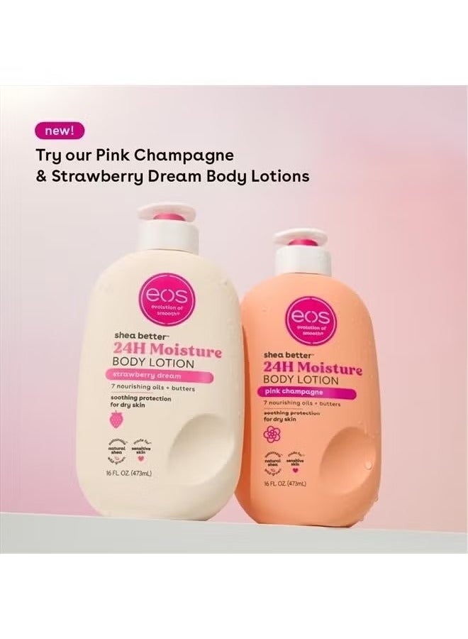 EOS Shea Better Body Lotion- Vanilla Cashmere, 24-Hour Moisture Skin Care, Lightweight & Non-Greasy, Made with Natural Shea, Vegan, 16 fl oz - Image 4