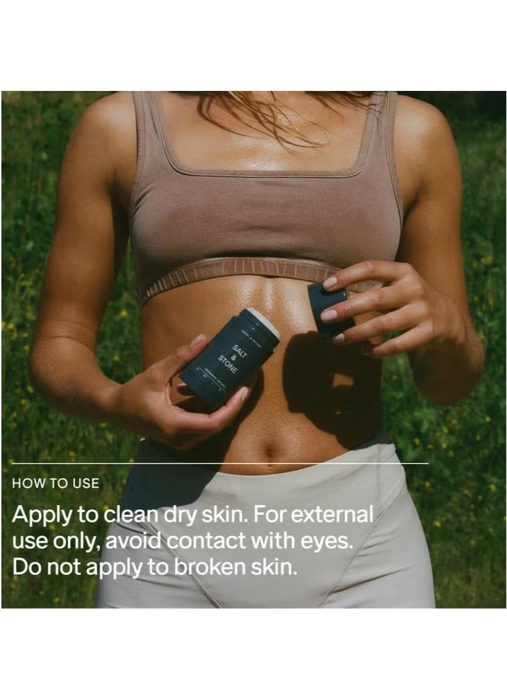 سولت اند ستون مزيل العرق الطبيعي سولت آند ستون سانتال للنساء والرجال - مزيل عرق قوي للغاية خالٍ من الألومنيوم مع البروبيوتيك وخلاصة الأعشاب البحرية وزبدة الشيا، 2.6 أونصة - Image 3