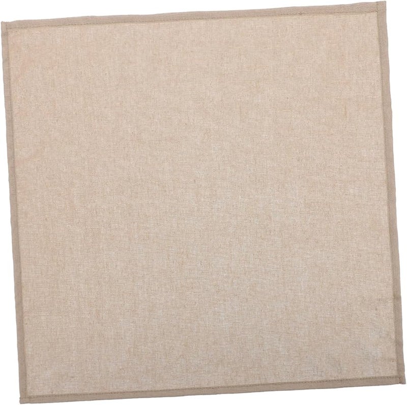 مجموعة مناديل الكتان الطبيعي قابلة للغسل لمناسبات الزفاف والعشاء وتزيين الفندق سهلة العناية - Image 2