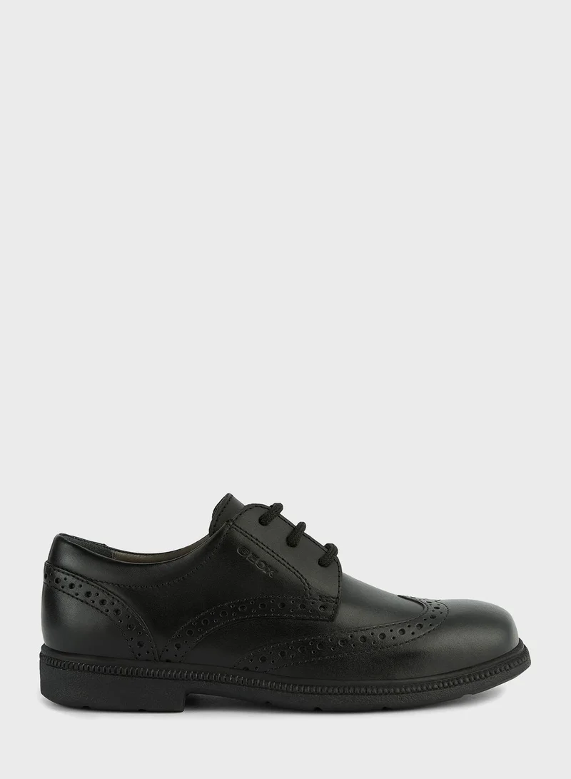 GEOX Youth Lace Up Shoes