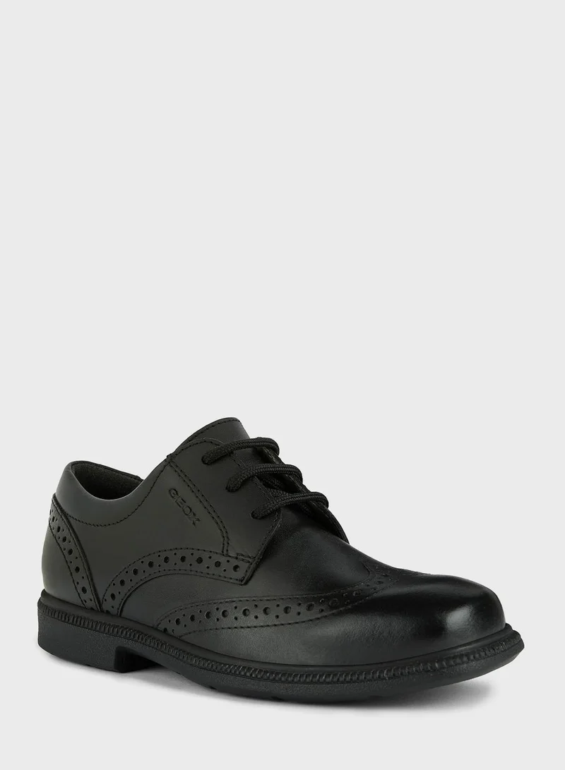 GEOX Youth Lace Up Shoes