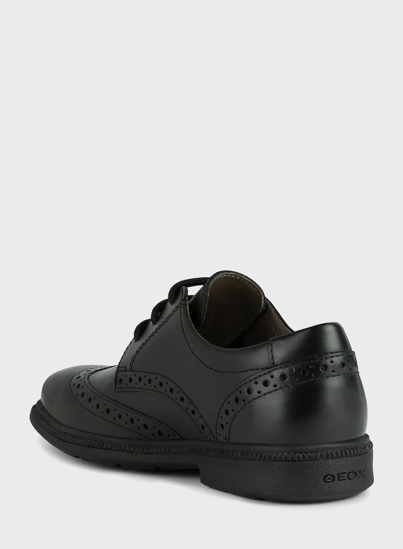 GEOX Youth Lace Up Shoes