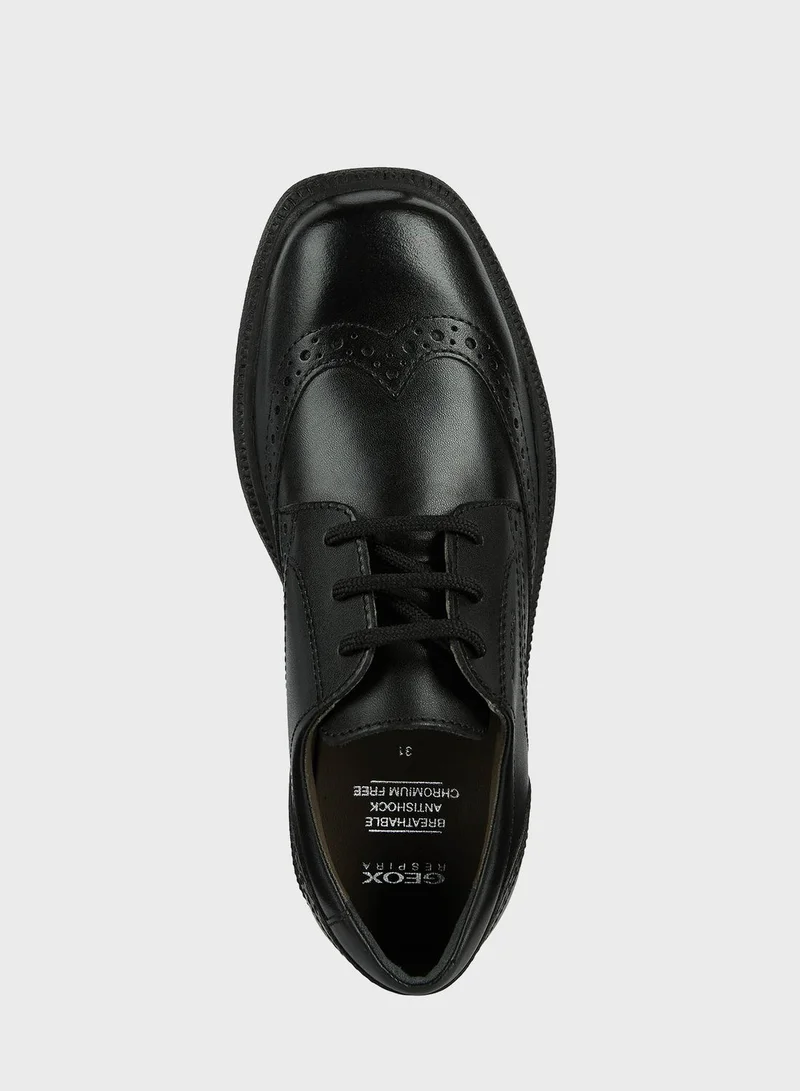GEOX Youth Lace Up Shoes