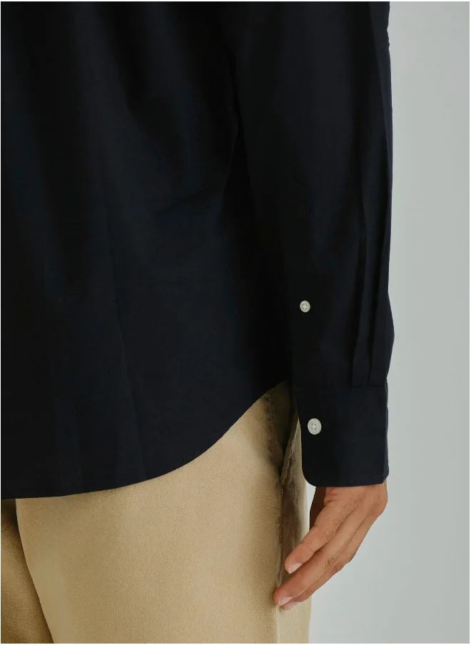 GANT Gant Ramadan Collection  Men's Black Graphic Shirt