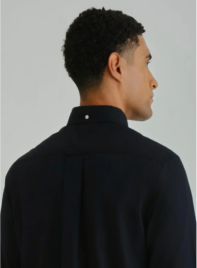 GANT Gant Ramadan Collection  Men's Black Graphic Shirt
