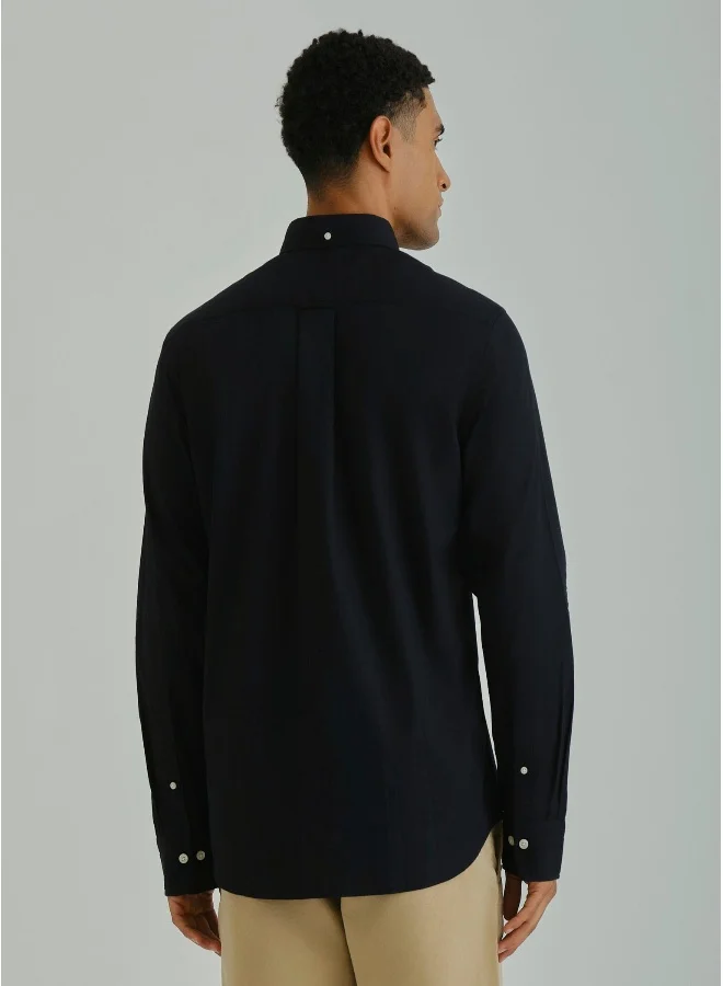 GANT Gant Ramadan Collection  Men's Black Graphic Shirt