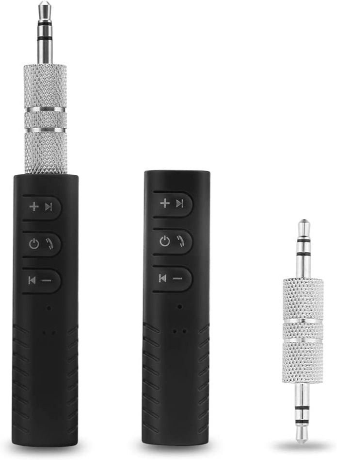 3.5mm jack Bluetooth Car Kit Hands free Music Audio Receiver Adapter Universal Auto AUX Kit - Image 1