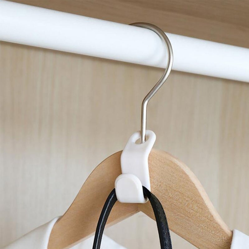 120pcs Connection Hanger Space-Saving Clothes Hanger Closet Organizing Supplies - Image 5