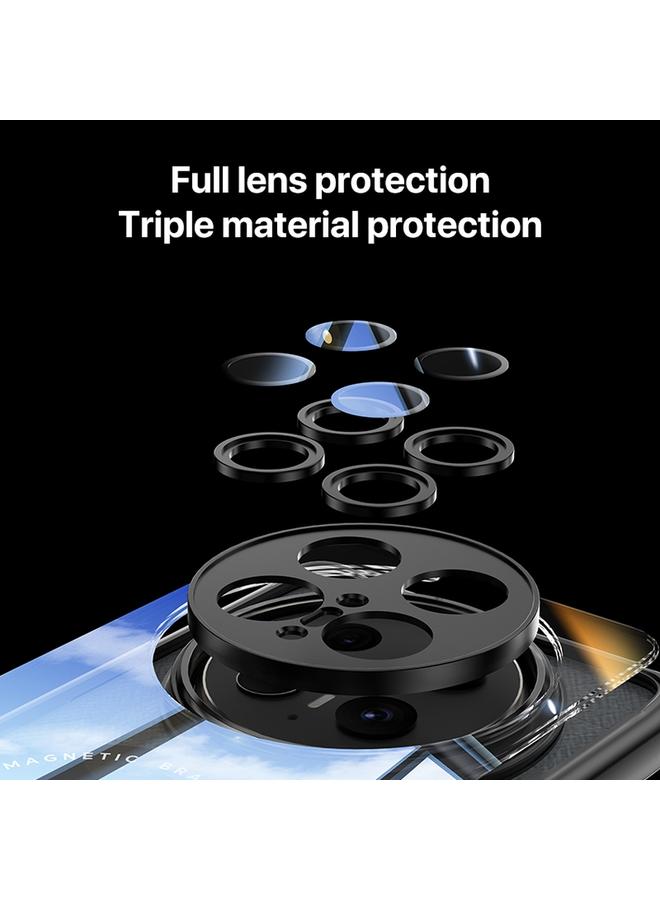 S-TOP Case For Huawei Mate 70 360 Holder MagSafe Acrylic Hybrid TPU Phone Case - Image 5