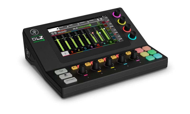 Mackie DLZ Creator XS Adaptive Digital Mixer for Podcasting, Streaming and YouTube with User Modes, Mix Agent Technology, Auto Mix, Onyx80 Mic Preamps - Image 2