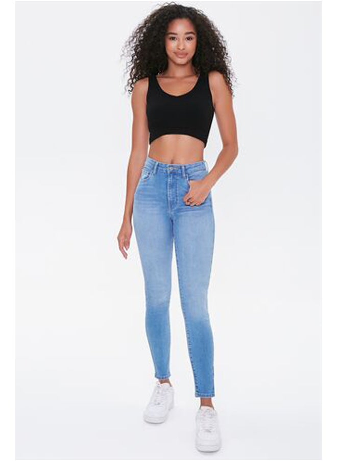 FOREVER 21 - Mid-Rise Skinny Jeans - Image 1