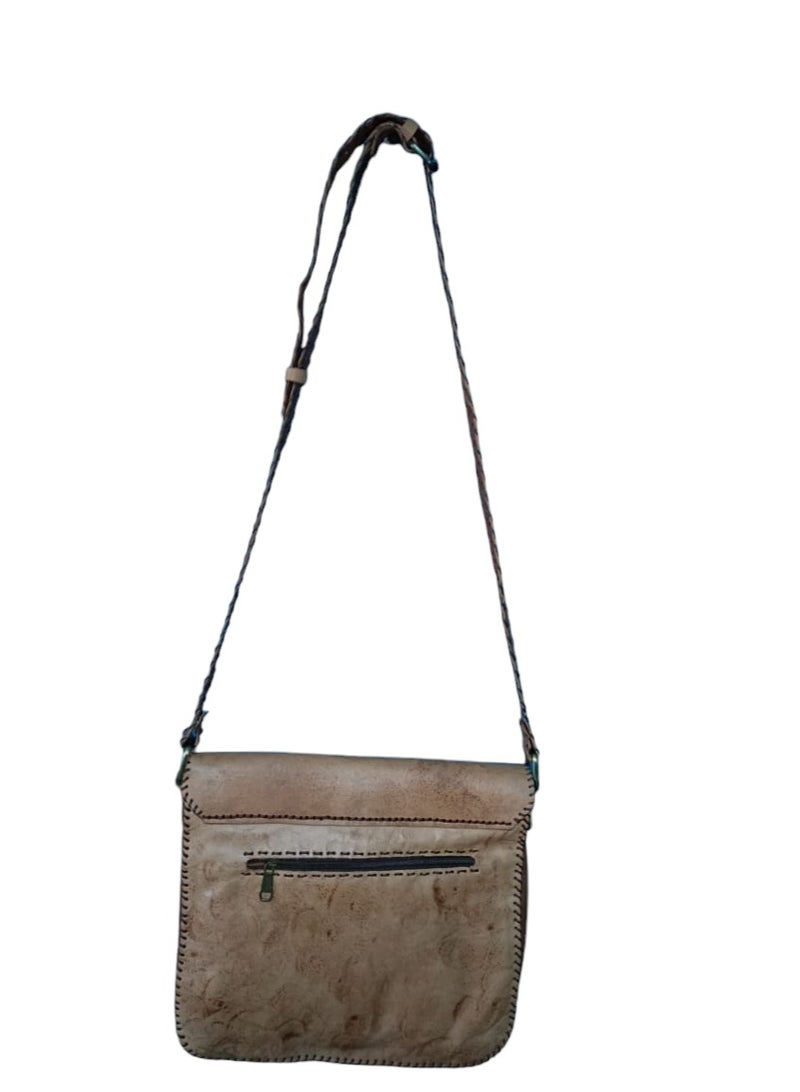 Sheer Fashionable Leather Crossbody Bag  - Image 3