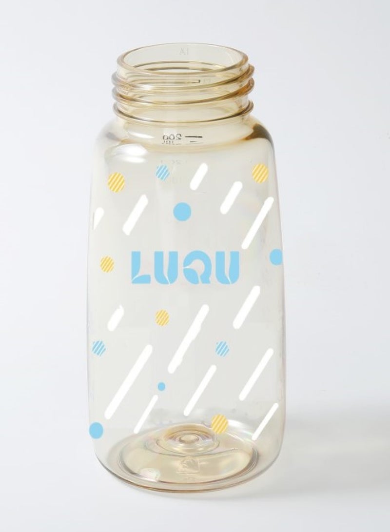 LuQu Feeding Bottle PPSU With Handle-200ml-Blue-Pack of 5 - Image 4