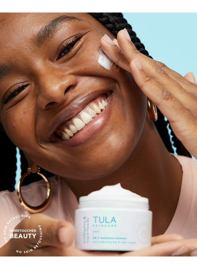 TULA TULA Skin Care 24-7 Moisture Intense Ultra Hydrating Day & Night Cream - Ultra Nourishing Moisturizer for Face. Soothe Skin, Maintain Skin Balance & Improve Skin Smoothness, 1.5 oz.  - Image 4
