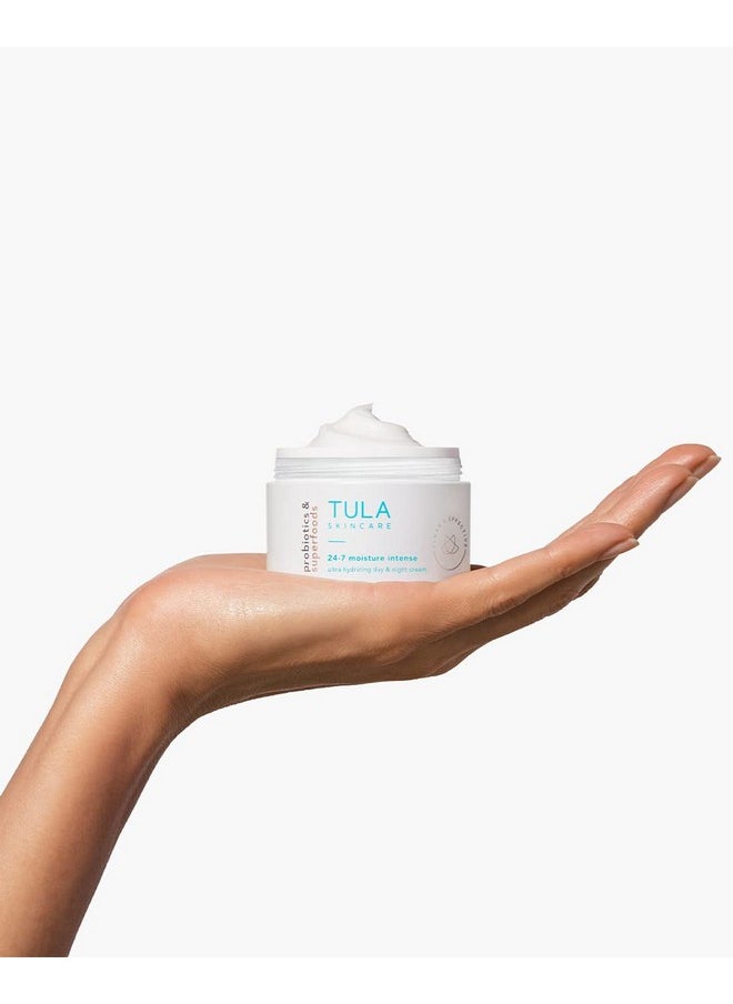 TULA TULA Skin Care 24-7 Moisture Intense Ultra Hydrating Day & Night Cream - Ultra Nourishing Moisturizer for Face. Soothe Skin, Maintain Skin Balance & Improve Skin Smoothness, 1.5 oz.  - Image 2
