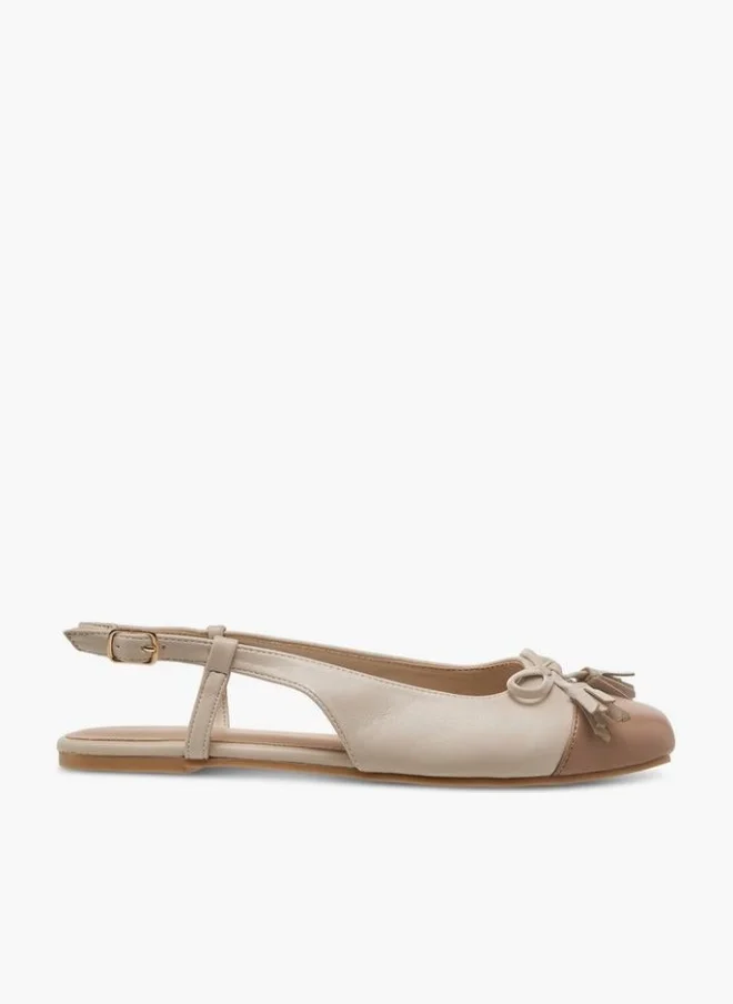 Flora Bella Women Buckle Detail Ballerina Shoes
