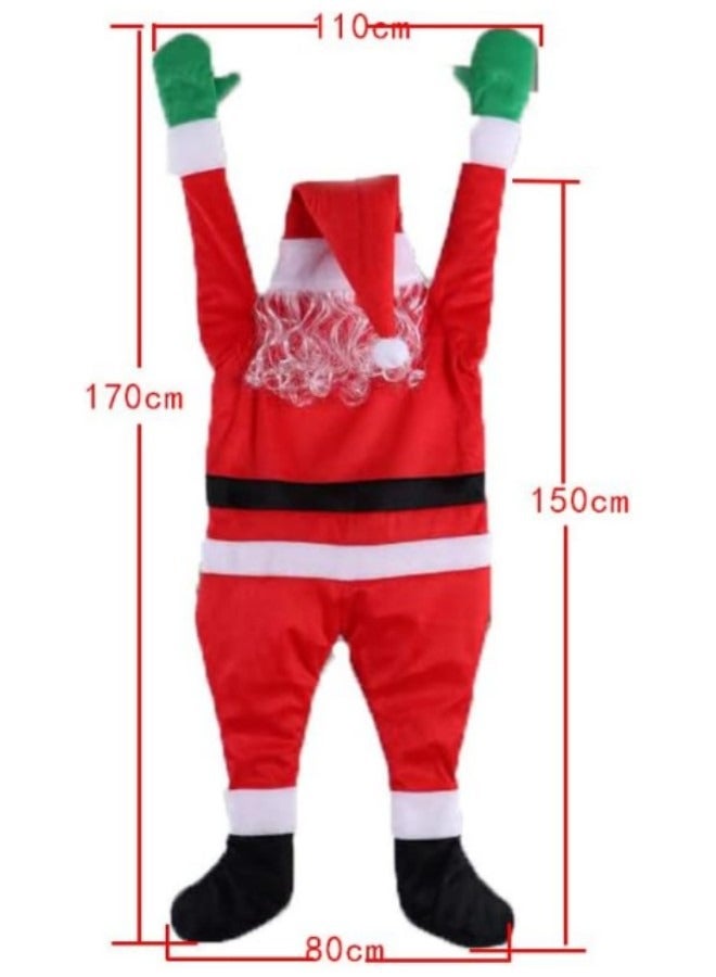 GGEROU Climbing Hanging Ornaments for Festival Decoration Festival Outdoor Decoration for Window Indoor Outdoor, 170cm - Image 4