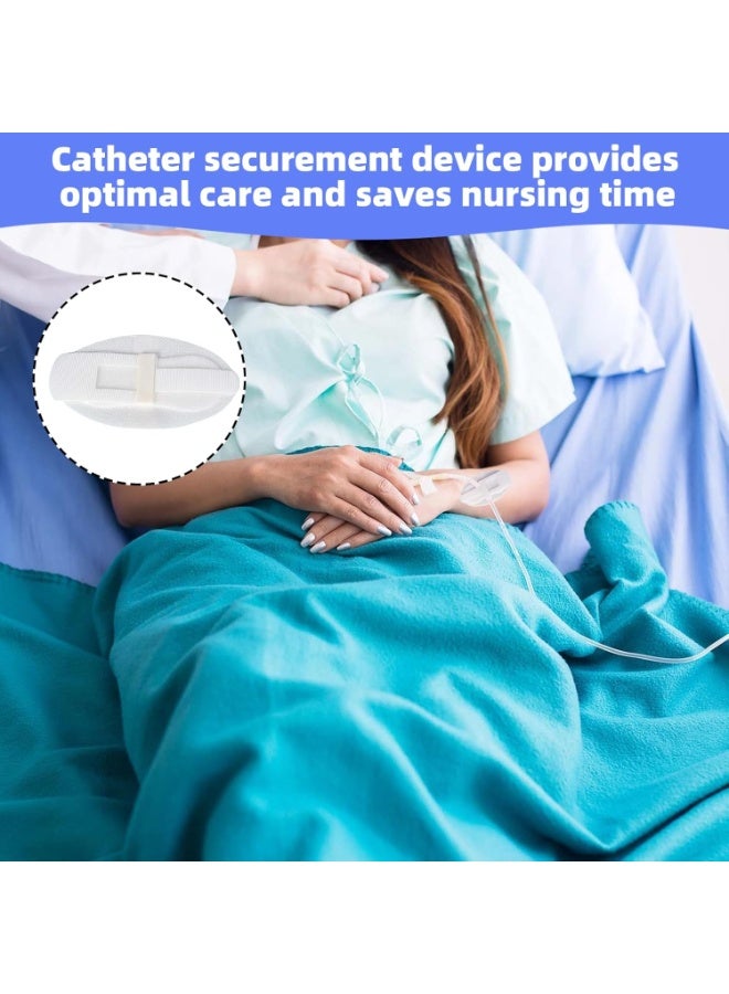 Generic 10Pcs Foley Catheter Stabilization Device, Catheter Tube Holder, Adhesive Catheter Urinary Leg Bag Legband Holder Catheter Supplies for Single/Double Tube, G Tube and Feeding Tube in Place  - Image 5