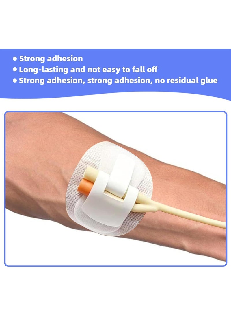 Generic 10Pcs Foley Catheter Stabilization Device, Catheter Tube Holder, Adhesive Catheter Urinary Leg Bag Legband Holder Catheter Supplies for Single/Double Tube, G Tube and Feeding Tube in Place  - Image 4