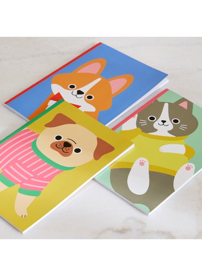 Home Box مجموعة دفاتر ملاحظات A5 للحيوانات الأليفة السعيدة للأطفال - Image 4