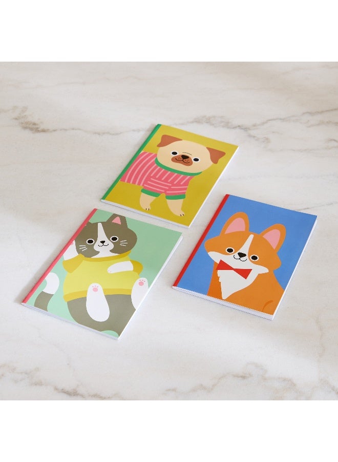 Home Box مجموعة دفاتر ملاحظات A5 للحيوانات الأليفة السعيدة للأطفال - Image 1