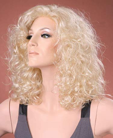 Forever young Forever Young UK Ladies Fashion Wig Long Blonde Bouncy Curls Perm Light Blonde Curly Wig - Image 1