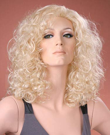 Forever young Forever Young UK Ladies Fashion Wig Long Blonde Bouncy Curls Perm Light Blonde Curly Wig - Image 2