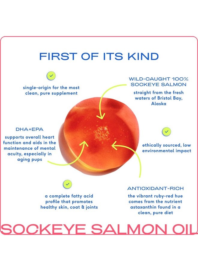 Native Pet Salmon Oil for Dogs & Cats - Pure Omega-3 Fish Oil for Dogs Supplement for Skin & Coat, Joint, & Heart Health & Dog Anti-Inflammatory - 100% Wild-Caught Alaskan Sockeye Salmon - 8 oz - Image 3