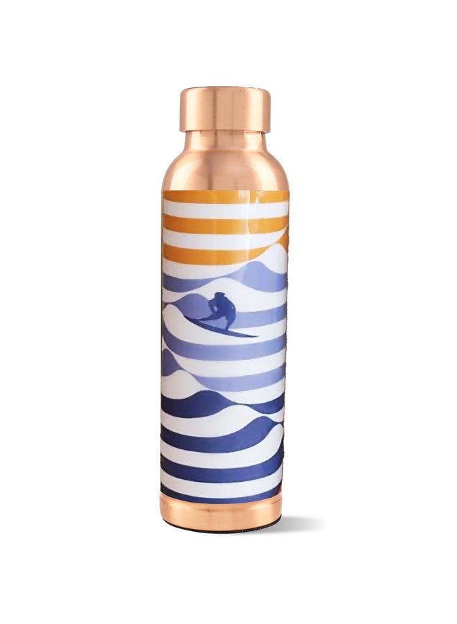 UMAI Copper Water Bottle 950ml | Detox Water Bottle- Immunity Enhancing | Copper Bottle For Office/Home/Gym | Eco Friendly And Leakproof | Non-Toxic And BPA Free Water Bottle For Kids - Image 1